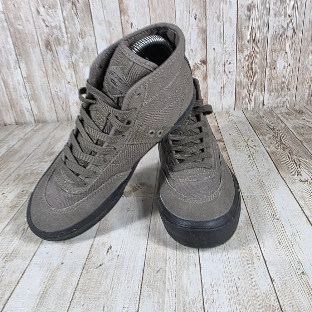 Vans Robert Crumb Skate High Top Sneakers Gray Canvas‎ Shoes Size Men's 5